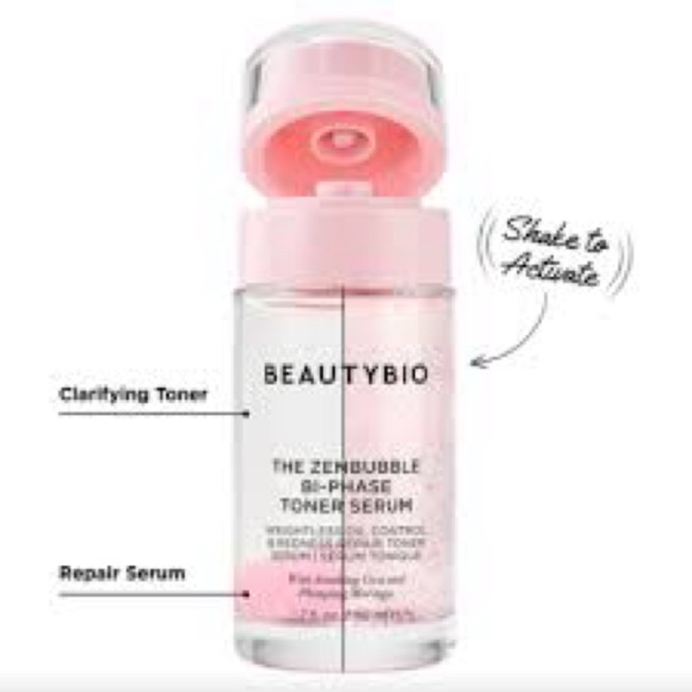 Beautybio The ZenBubble Bi-Phase Toner Serum 50ml New in Box - Picture 2 of 10